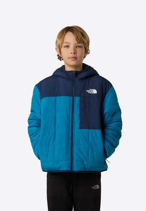 The North Face REVERSIBLE SHASTA HOODED JACKET UNISEX - Zimní bunda - dusk blue/summit navy