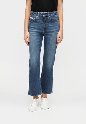 HIGH RISE CROP - Flared Jeans - brook falls