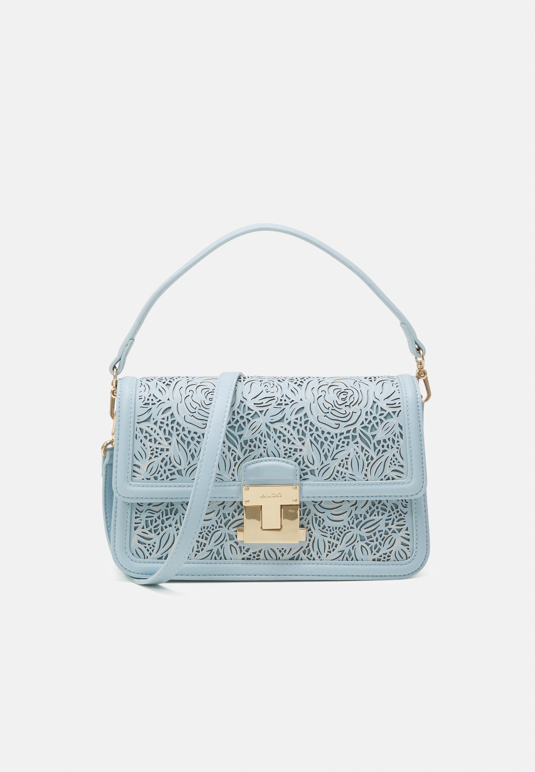ALDO BOTANNA - Borsa a mano - blue/gold-coloured/blu - Zalando.it