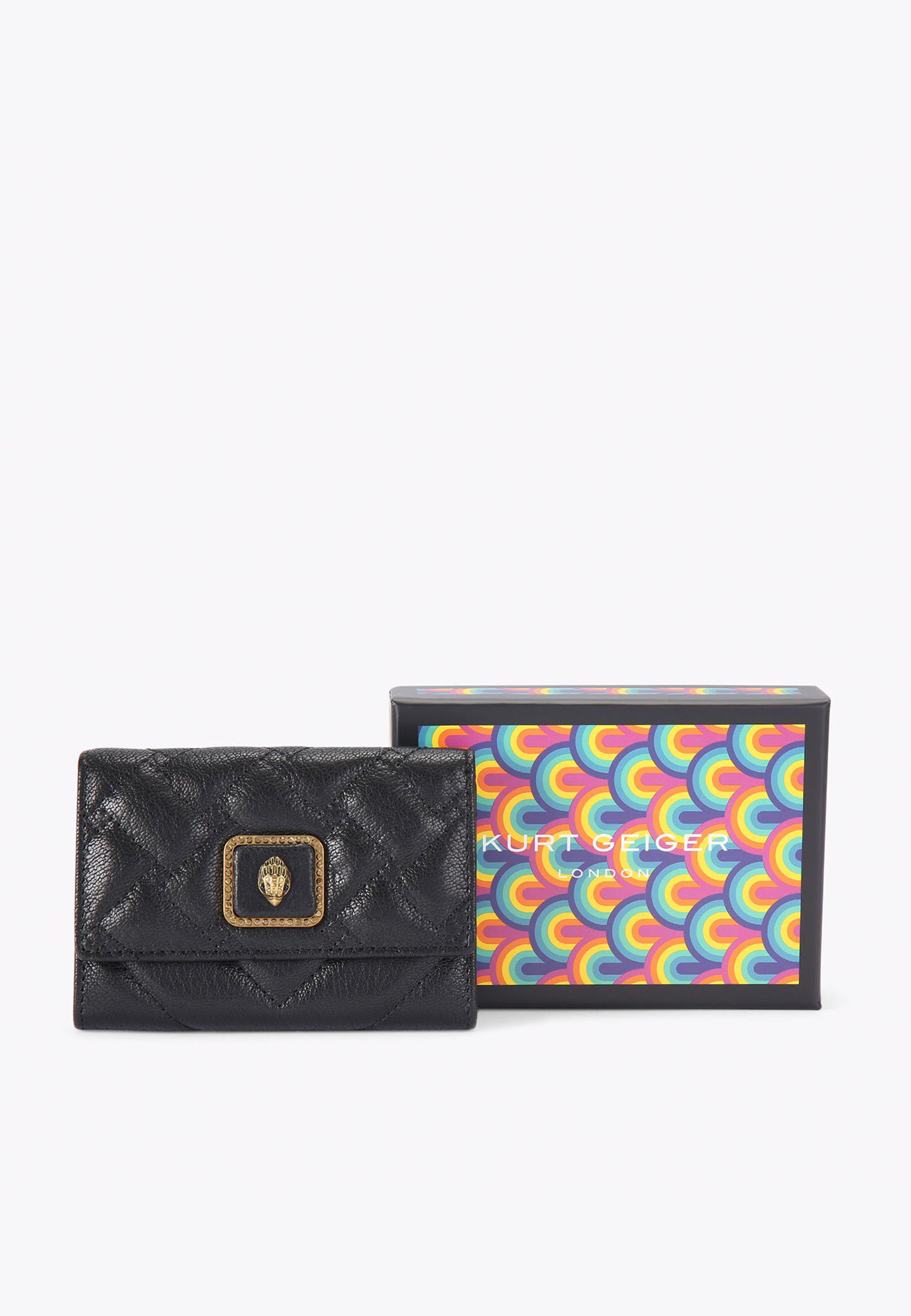 Juicy Couture TWIG LARGE ZIP WALLET UNISEX - Portemonnee - black