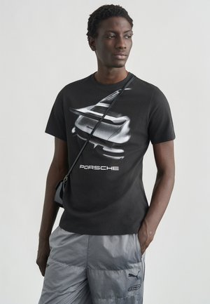 GRAPHIC TEE - Nyomott mintás póló - black