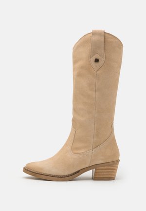 TEO - Stivali texani / biker - beige
