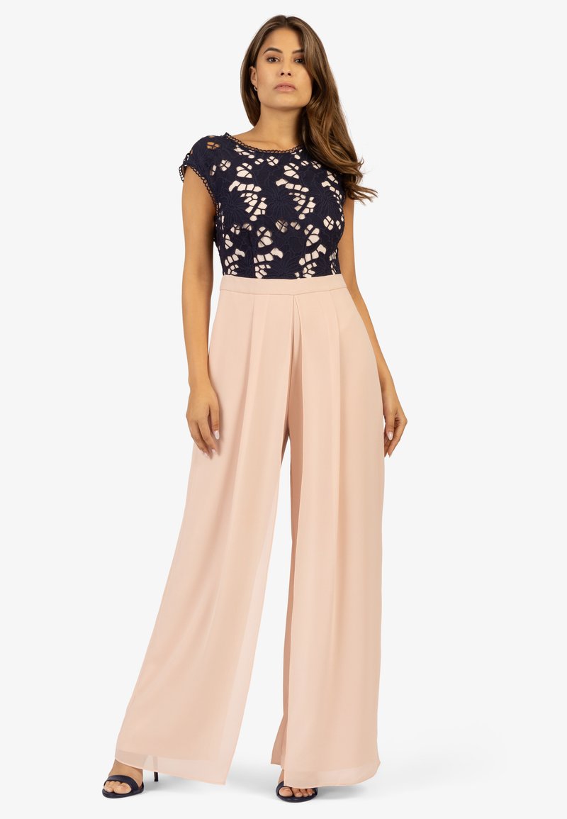 Apart Combinaison - Creme/navy/bleu Marine