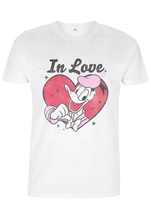 MICKEY CLASSIC IN LOVE DONALD UNISEX - T-shirt z nadrukiem