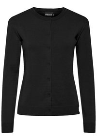 PCNORA O NECK CARDIGAN - Cardigan - black