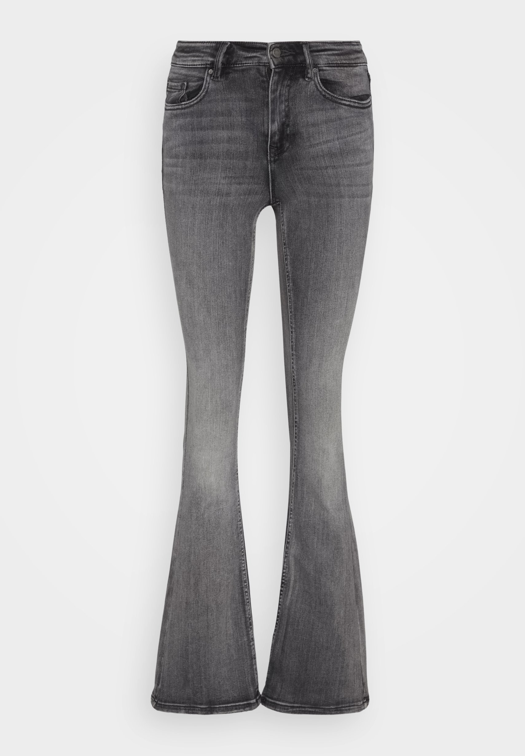 Medium Grey Flared Jeans