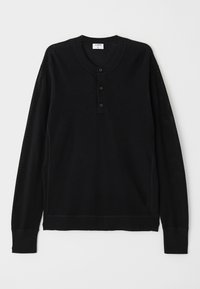 HENLEY - Strikkegenser - black
