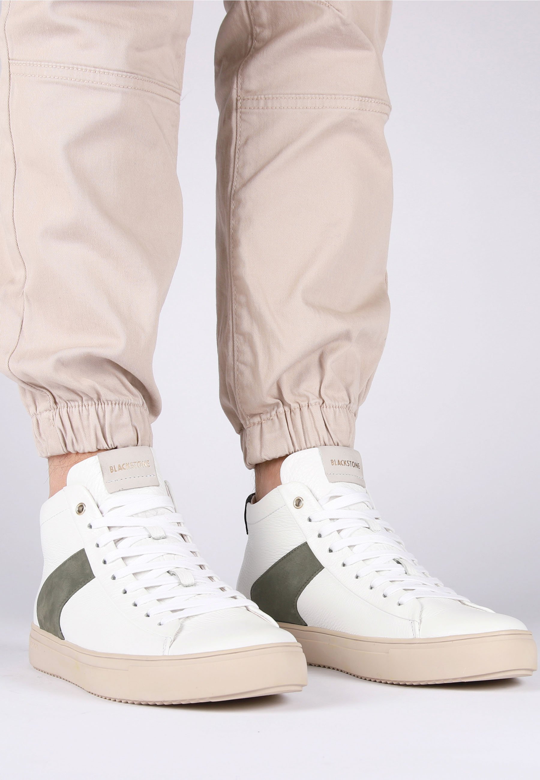 Blackstone Sneakers hoog - weiß/wit - Zalando.nl