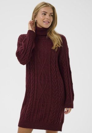 CRSKIE KNIT DRESS - Obleka/pulover - zinfandel