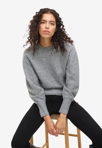 Noisy May Pulover - medium grey melange