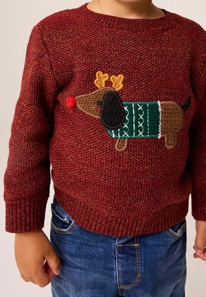 Next, Pullover - red