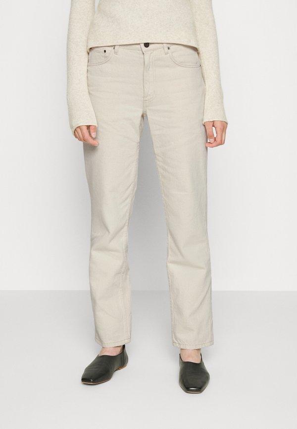 Straight leg jeans - ecru