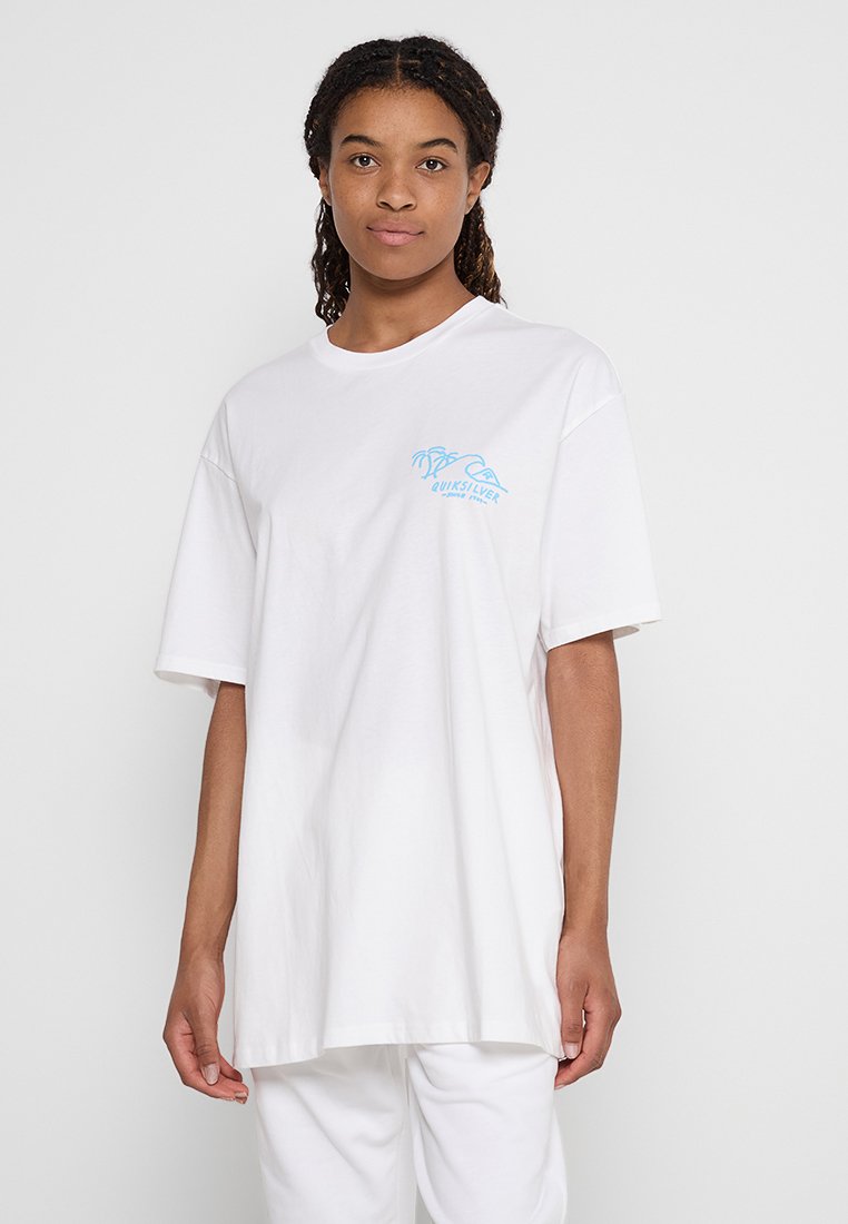 Quiksilver T-shirt print wit Quiksilver T-shirt print wit