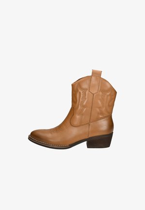 SUB55 WESTERN - Cowboy/biker ankle boot - cognac