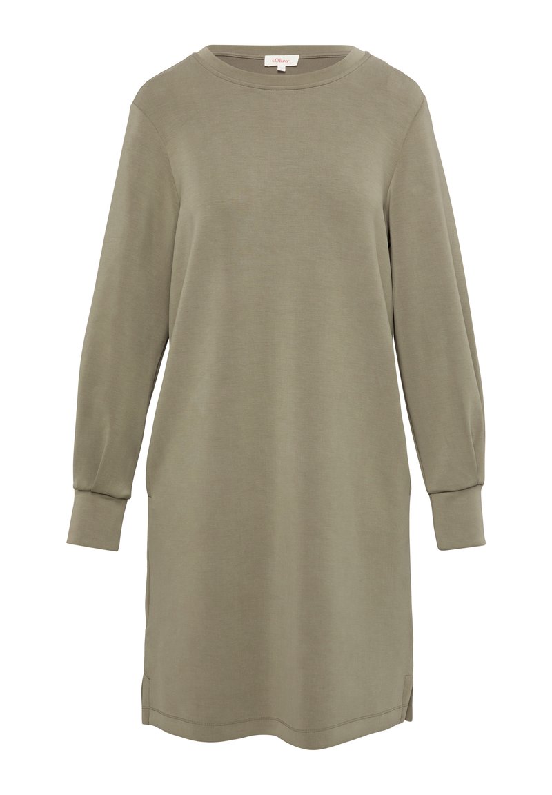 s.Oliver Jerseyjurk lichtbruin