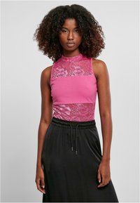 Urban Classics LADIES LACE BODY - Blusa - brightviolet