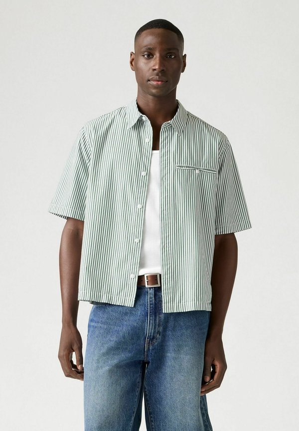 SS ZANDT CROPPED  - Hemd - waylon stripe dark g