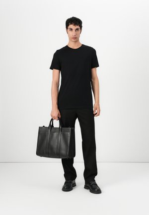 SLHCORMAC O NECK TEE 5 PACK - T-shirt basique - black/brigh white