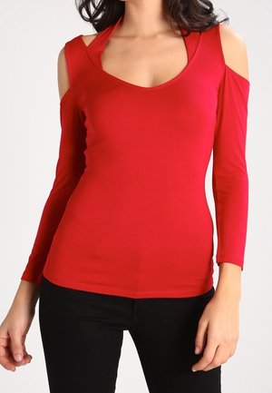 Långärmad tröja - red