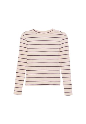 MIT STEHKRAGEN - Longsleeve - helles sand