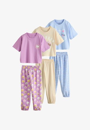 REGULAR FIT 3 PACK SET - Pižamos komplektas - blue pink