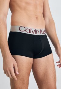 Calvin Klein Underwear LOW RISE TRUNK 3 PACK CKR STEEL MICRO - Boxer brief - syrah lgs