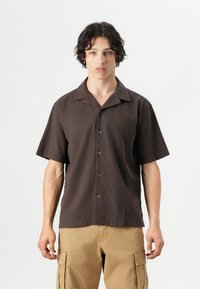 Abercrombie & Fitch - BOTTOMS FABRIC LAYER ON - Shirt - brown Thumbnail Image 1