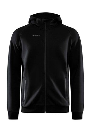 CORE - Sweater met rits - black