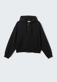 BOXY MIDWEIGHT ZIP HOODIE - Sweatjakke - black