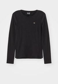 Tops ar garām piedurknēm - black