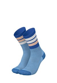 MERINO STRIVE - Sports socks - blue light pink