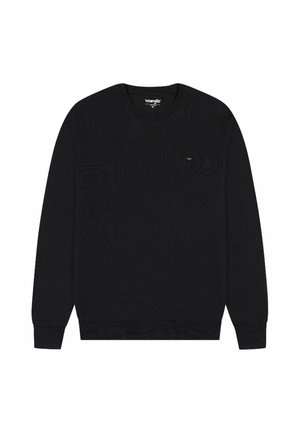 Wrangler, LONG SLEEVE SIGN_OFF_CREW FOR MENS - REGULAR FIT . - Felpa - black
