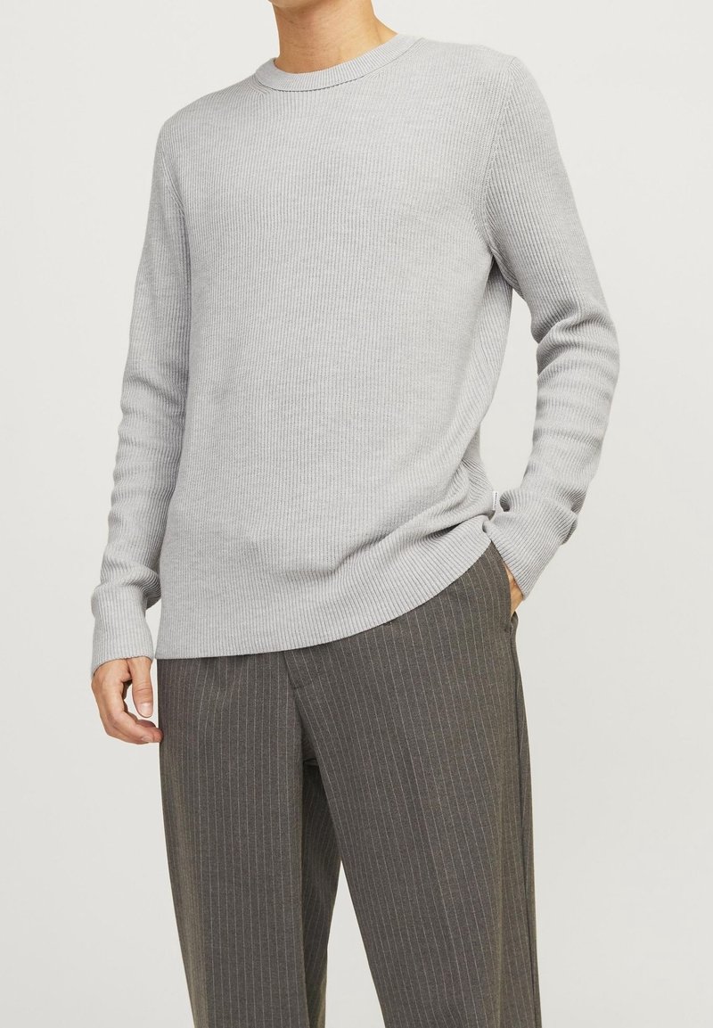 Jack & Jones PREMIUM Stickad tröja - light grey