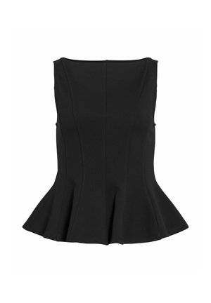VILA, SLEEVELESS TOP VIMASTRIBA BOATNECK - Blouse - black beauty