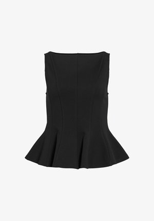 VILA, SLEEVELESS TOP VIMASTRIBA BOATNECK - Blouse - black beauty