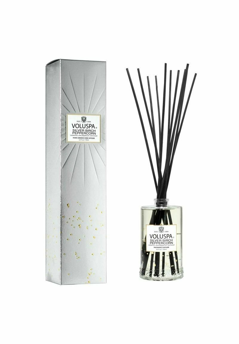 Voluspa - VOLUSPA REED DIFFUSER SILVER BIRCH PEPPERCORN 192ML - Doftspridare - transparent, Förstora