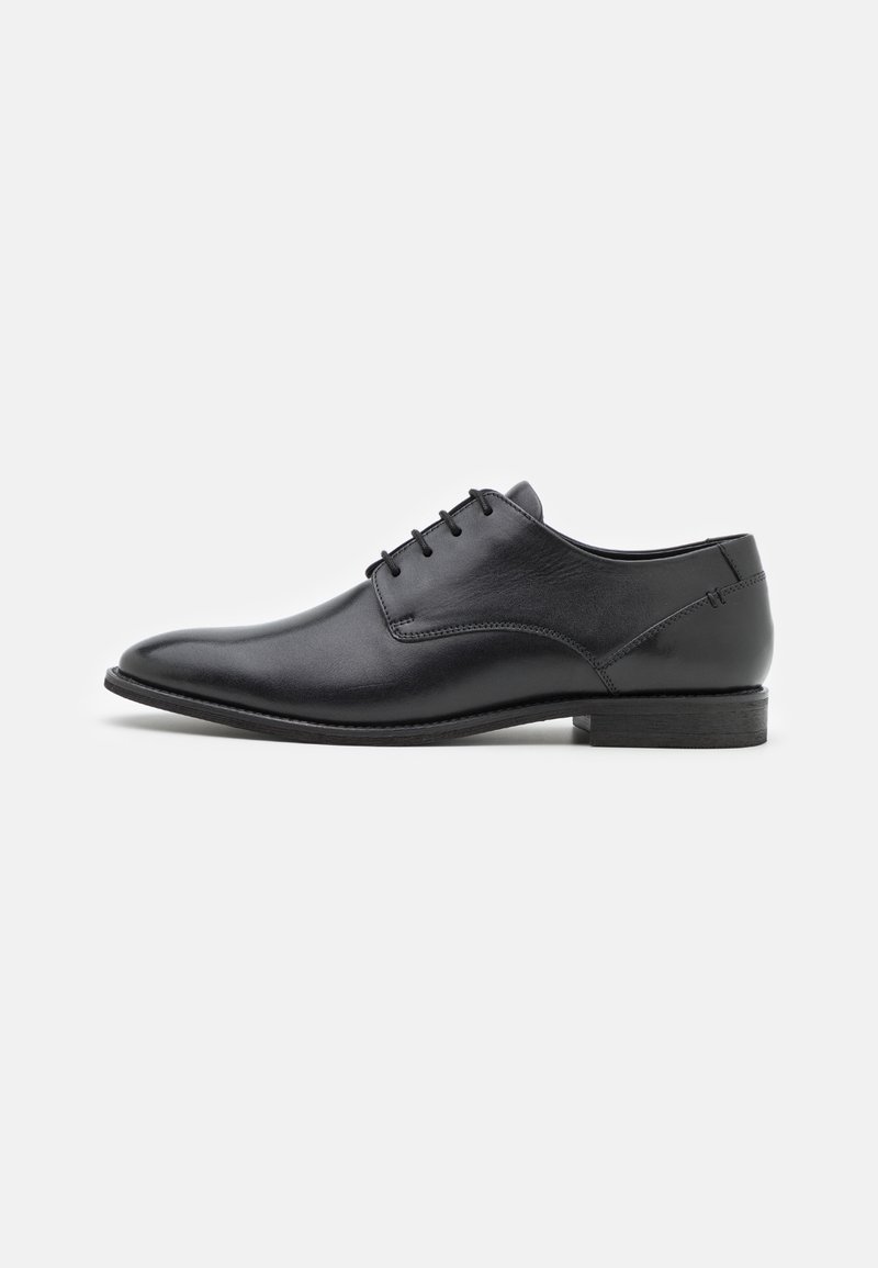 Pier One - LEATHER - Stringate eleganti - black, Ingrandire