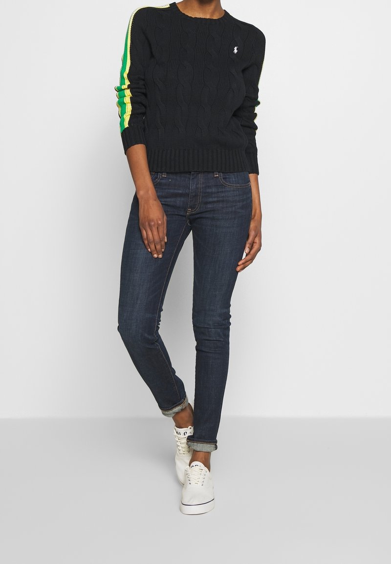 Sweater Polo Ralph Lauren Femme Noir Polo Ralph Lauren Cable Knit