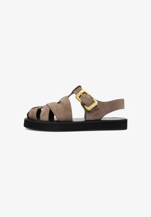 Gino Rossi, LOCK - Sandale cu platformă - brown