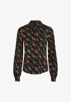 King Louie, MAISIE BLOUSE LEWIS - Hemdbluse - black