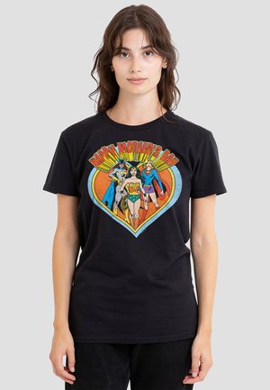 Cotton Soul, JLA MOTHERS DAY HEART - T-Shirt print - black