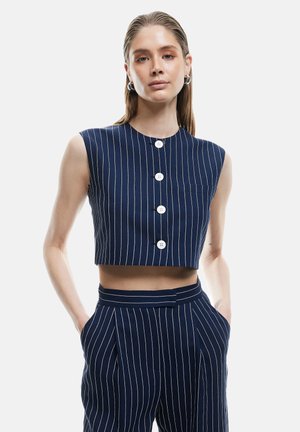 Koton CROP - Weste - dark blue
