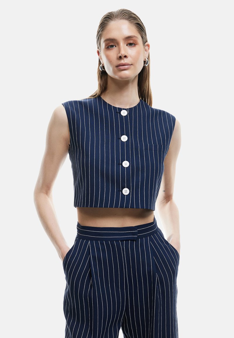 Koton CROP - Weste - dark blue