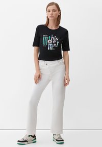 s.Oliver MIT FRONTPRINT - T-shirt z nadrukiem