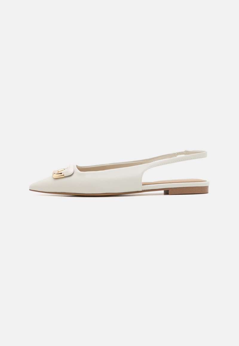 ALDO BUDAPEST - Sarokpántos balerina cipők - white