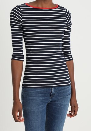 TOM TAILOR, Langærmet T-shirt - dark blue