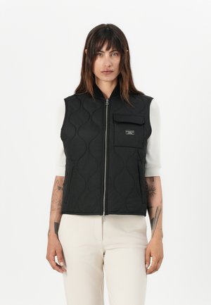 QUILTED PUFFER  - Vesta - jet black
