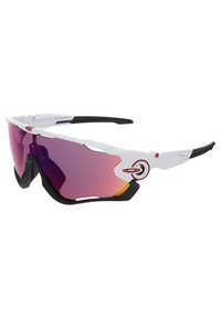 Oakley JAWBREAKER - Occhiali sportivi - polished white/prizm road