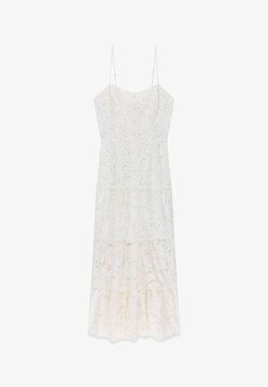 Guess, SPITZE LANG DRESS - Maxikjoler - mehrfarbig weiß