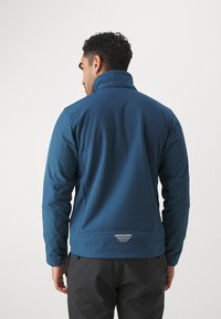 CMP MAN JACKET ZIP HOOD - Softshell jakker - bluesteel